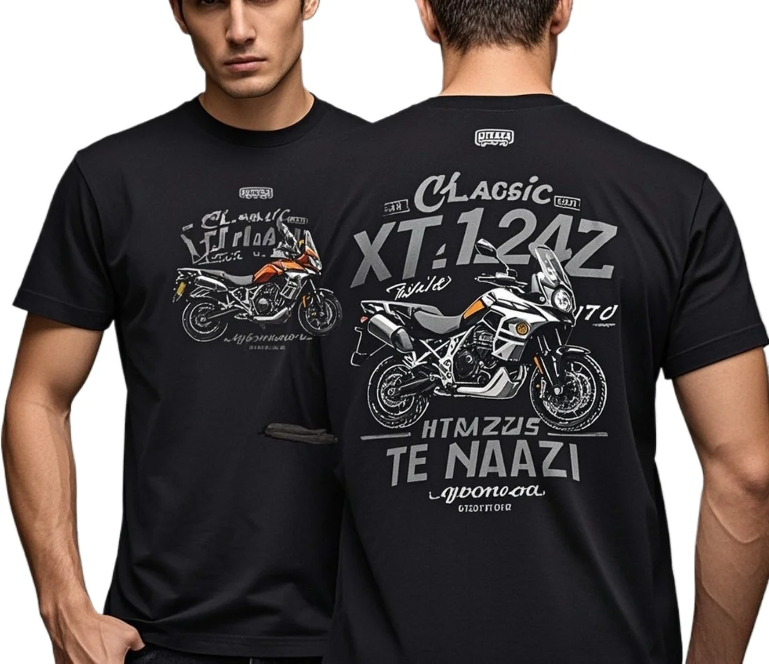 

Classic Japanese Motorcycle XT1200Z Super Tenere Antelope Inspired T-Shirt 100% Cotton O-Neck Short Sleeve Casual Mens T-shirt