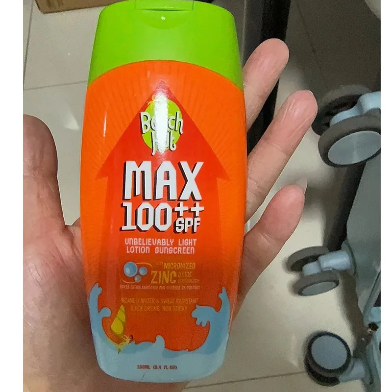 100ml/bottle BeachHut Max Sunscreen SPF100++ Moisturizing Long-Lasting Sun Protection For Outdoor Travel