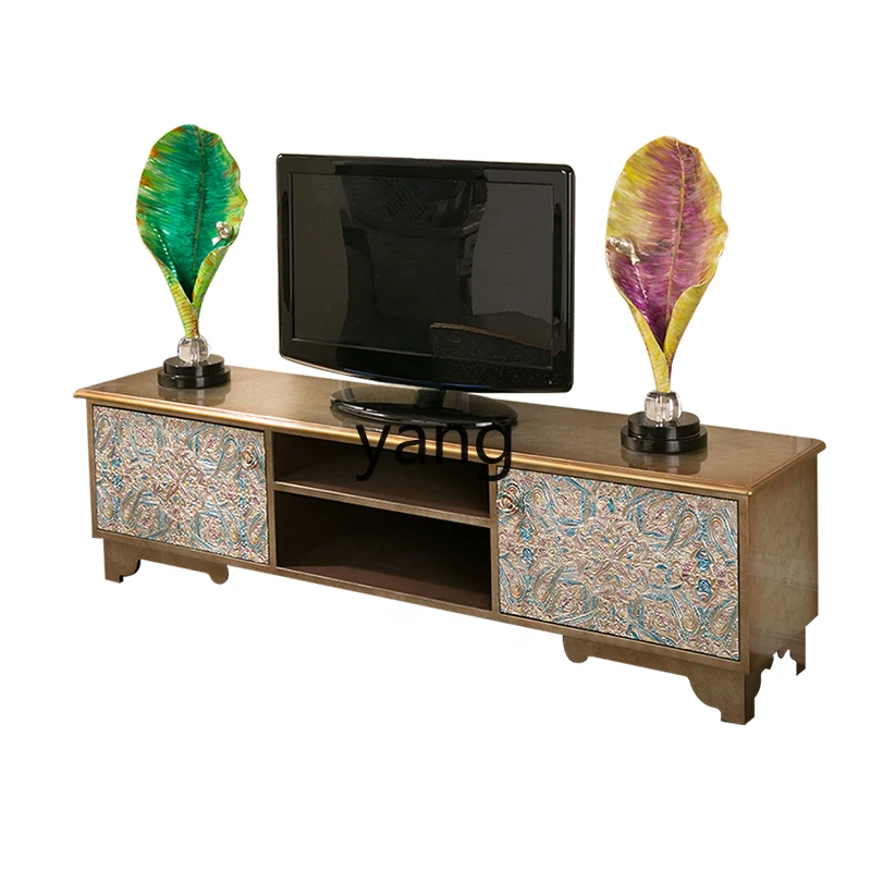 XYY art style TV cabinet neoclassical furniture TV cabinet coffee table combination