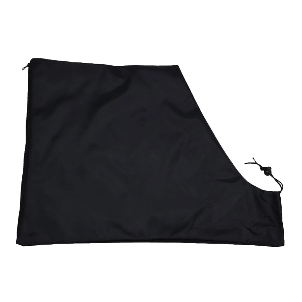 1pc sacchetto per la polvere 420D panno Oxford soffiatore per foglie contenitore per accessori per la pulizia del giardino del prato di grande capacità nero