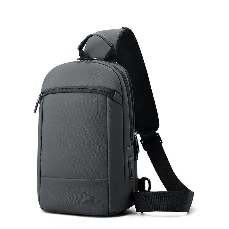 Large Capacity Men's Chest Funny Packs Casual Hip Hop Travel Unisex Crossbody Bag High Quality Oxford Storage Shoulder Bags
