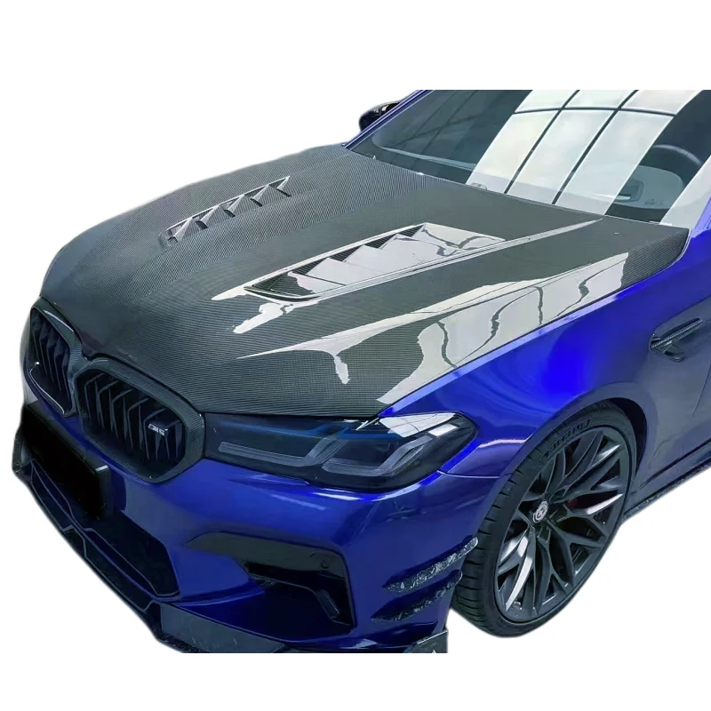 

Для 2017-2022 G30 G38 550i 520i комплект кузова капота из углеродного волокна, передняя планка, край заднего диффузора, боковая юбка