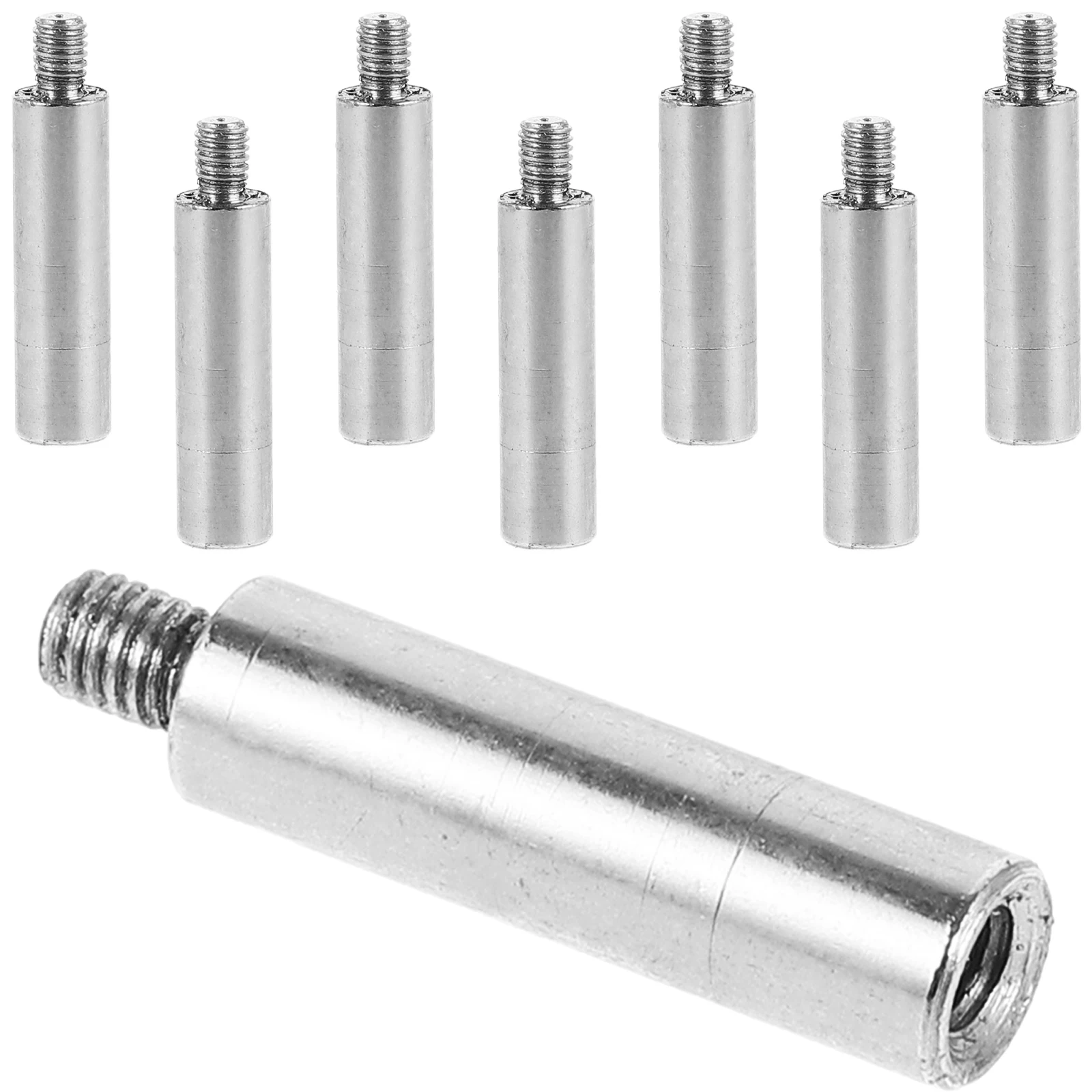 

8 Pcs Box Movement Accessories Silver Metal Spindle Bar For Music Box Extensions Replacement Bar Parts Long Shaft