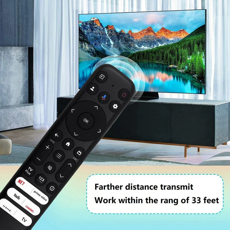 Replace RC813 FMB1 Voice Remote Control For TCL Android Smart Tvs Q6/Q7/QM8/S3/S4 Series Remote