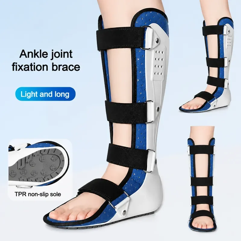 Ankle Brace Foot Drop Corrector Varus Valgus Support Adjustable Breathable Leg Calf Fracture Fixer Joint Stabilizer Feet Aid
