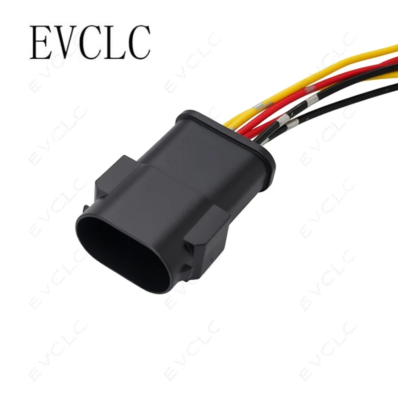 6-Pin Waterproof Harness Connector 9-967616-1/2-967616-1/13837423 for Car Throttle, Lane Change & ACC Module(Male & Female)