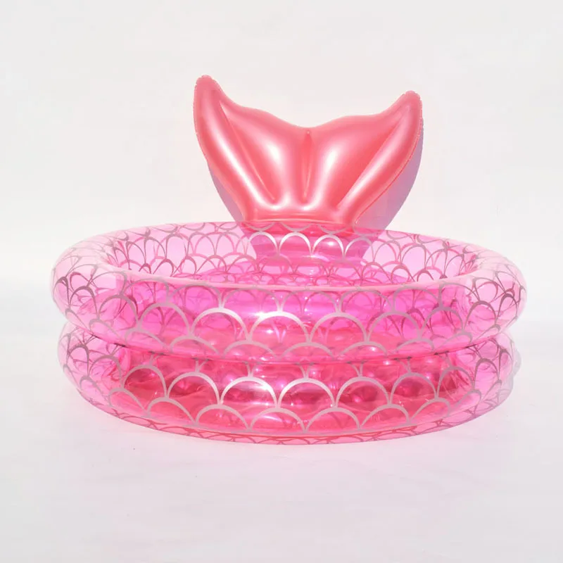 Piscina 1 Uds. Piscina de sirena inflable de PVC engrosada, piscina para bebés y niños en casa, piscina de bolas oceánicas