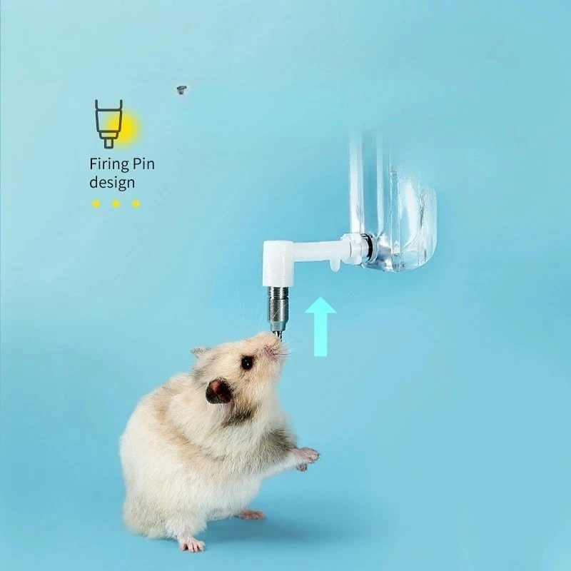 Suitable for firing pin kettle hamster rabbit drinking water leak-proof automatic drinking water feeder  1pcs