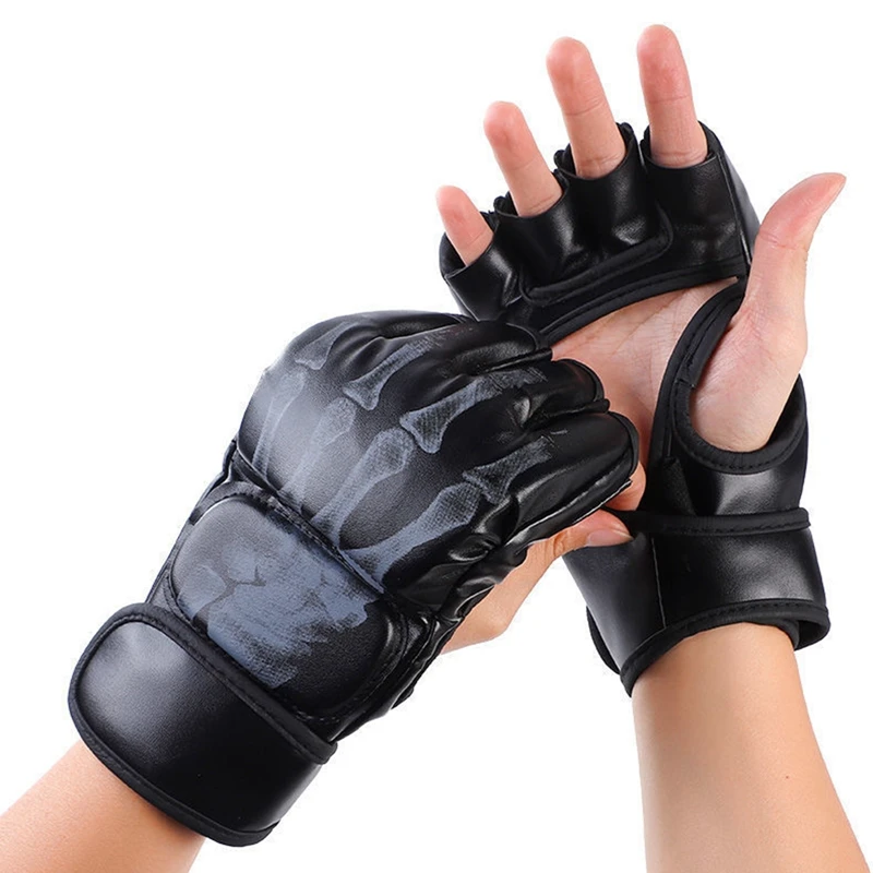 Kick MMA Boxing Gloves for Men Women PU Karate Muay Thai Guantes De Boxeo Free Fight MMA Sanda Training Adults Kids Equipment