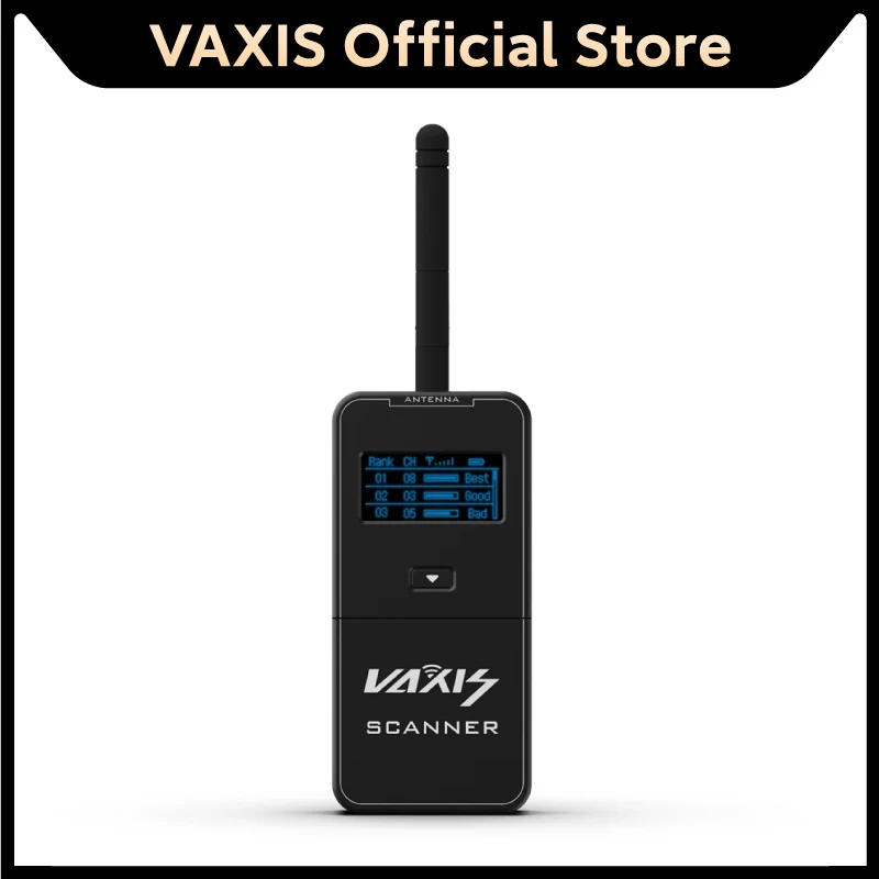 Vaxis Channel Scanner for Storm Wireless Transmission System,Suit for Teradek Hollyland CVW SDI &HDMI Video Transmitter Receiver