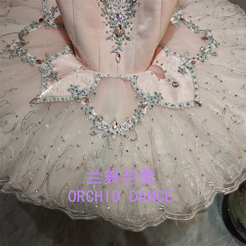 BT01563 vendita calda di alta qualità Design unico Bambini Ragazze Bambini Donne Abbigliamento da prestazione per adulti Costumi tutu di balletto rosa