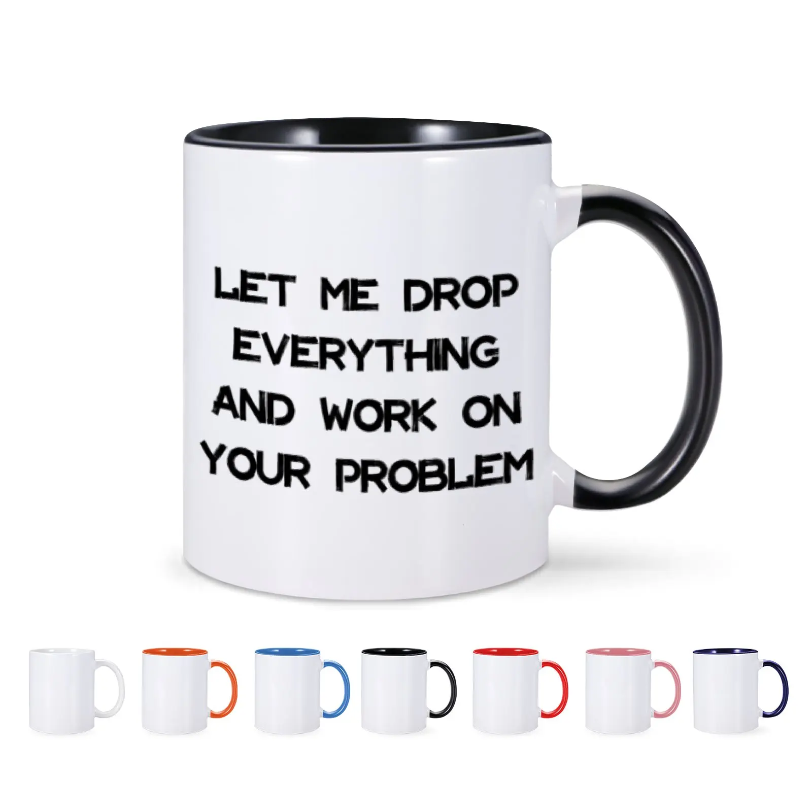 11 унций забавная кофейная кружка позвольте мне все уронить и начать работать над вашей проблемой саркастический босс папа отцы старец кружка