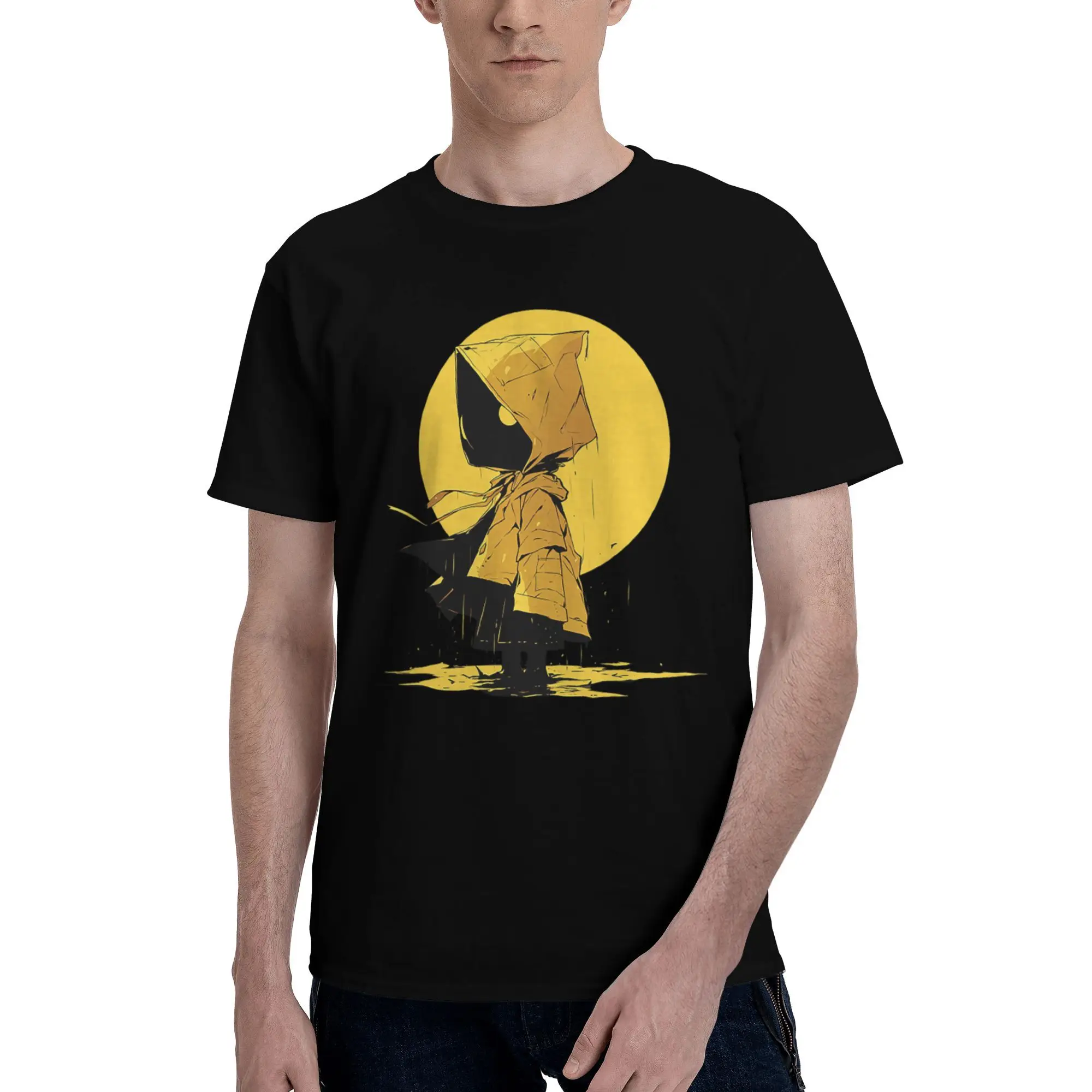 

Custom Game L-Little Nightmares Tshirts Men Short Sleeve Streetwear T Shirt T-shirts Loose Fit 100% Cotton Tee Tops Gift Idea