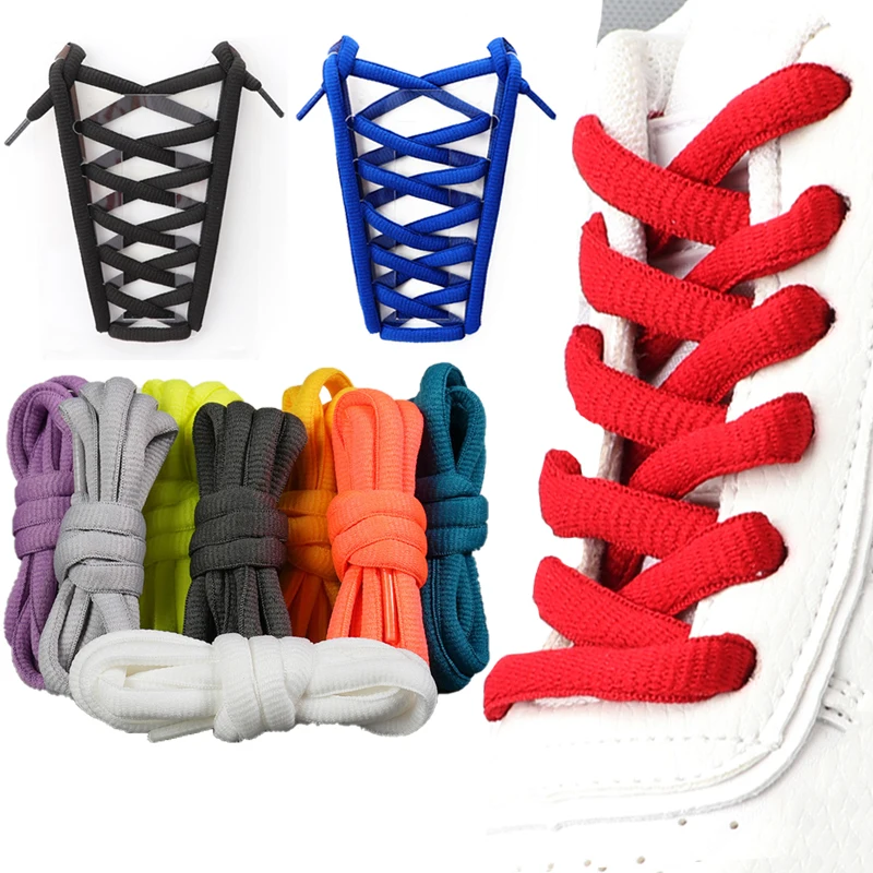1Pair/3Pair 0.9cm Half-Round Shoelaces Sports Shoelaces Semicircular Shoelace High-Quality Laces for Sneakers Basketball Shoes