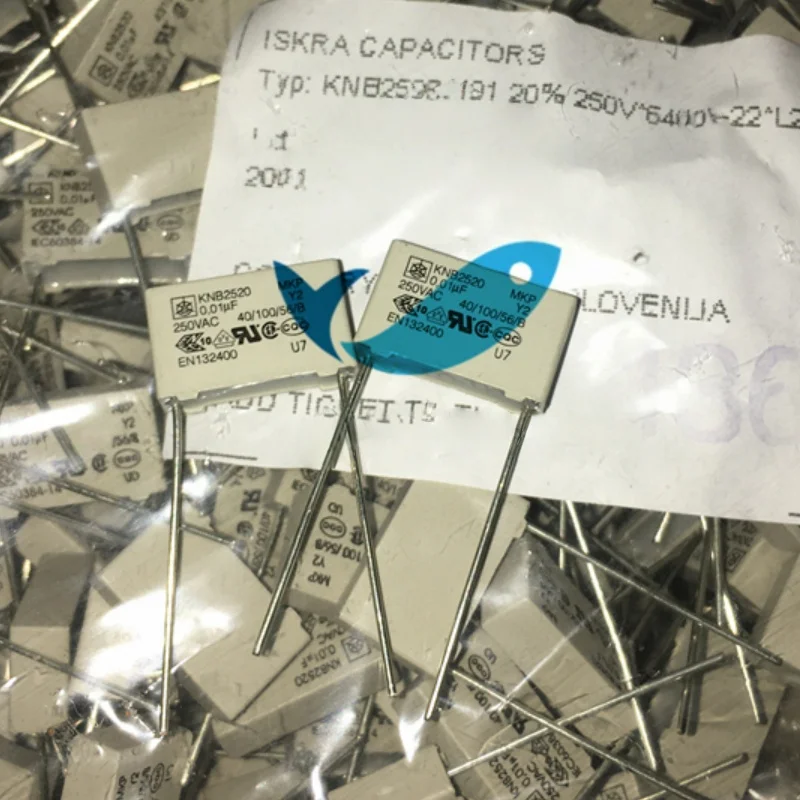 

10PCS film capacitor KNB2520 MKP Y2 0.01UF 250VAC 103 250V P:15MM