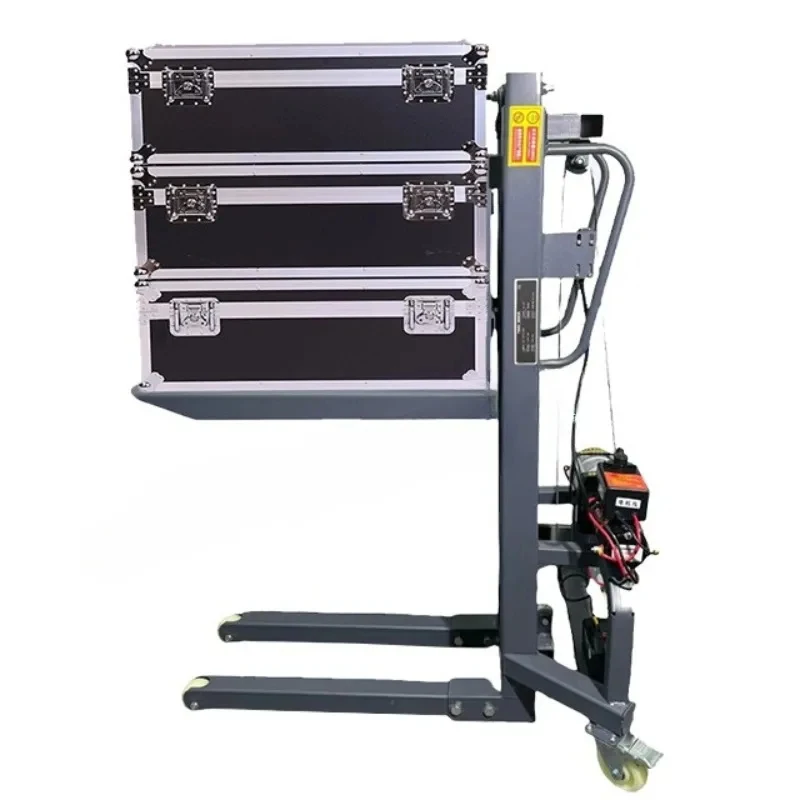 Small Freight Lift 00Kg Portle Lithium Battery Forklift Stacker Crane