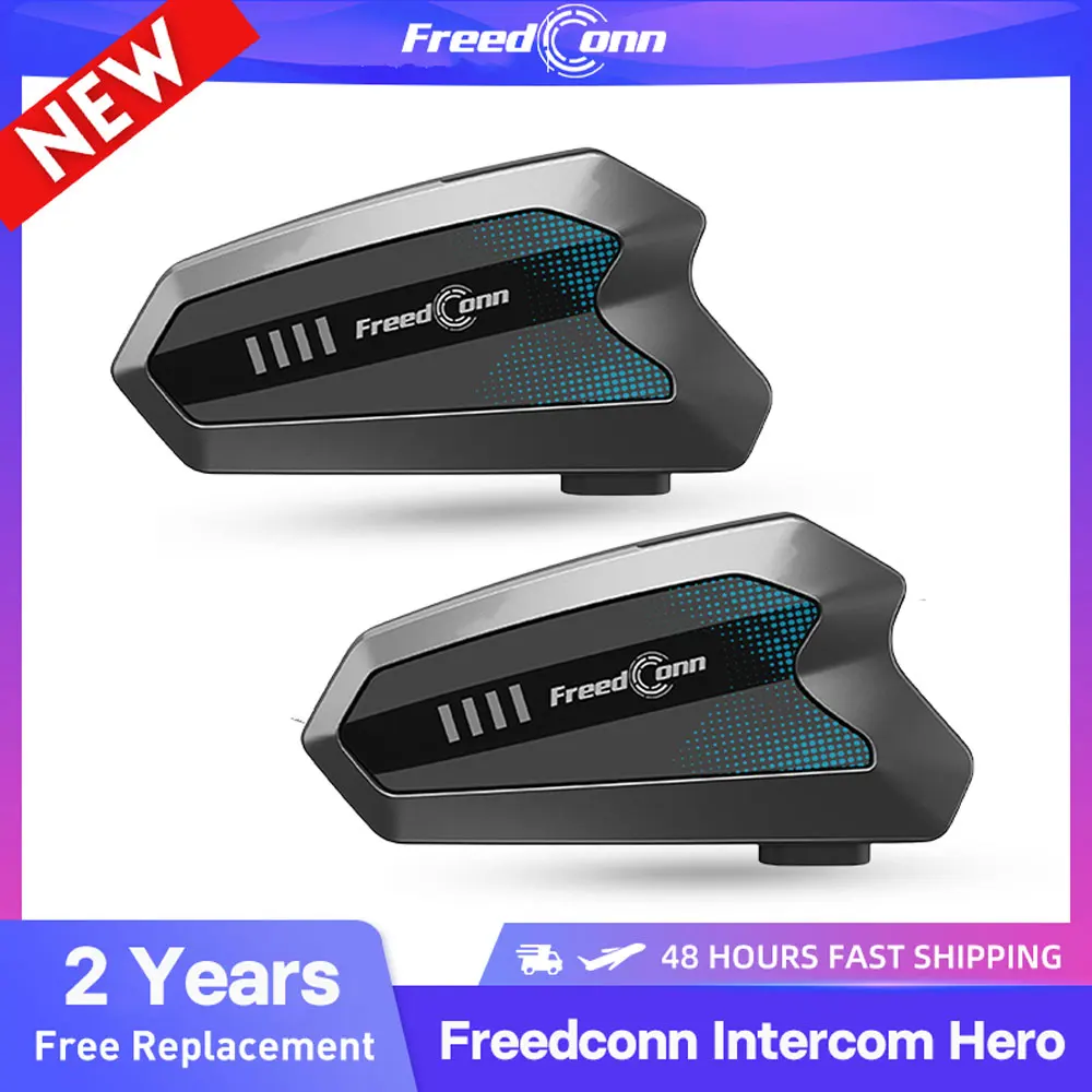 Freedconn Helmet Bluetooth Headset Group Motorcycle Intercom 6 Riders BT Waterproof Moto Helmets for Motorcycles Music Share