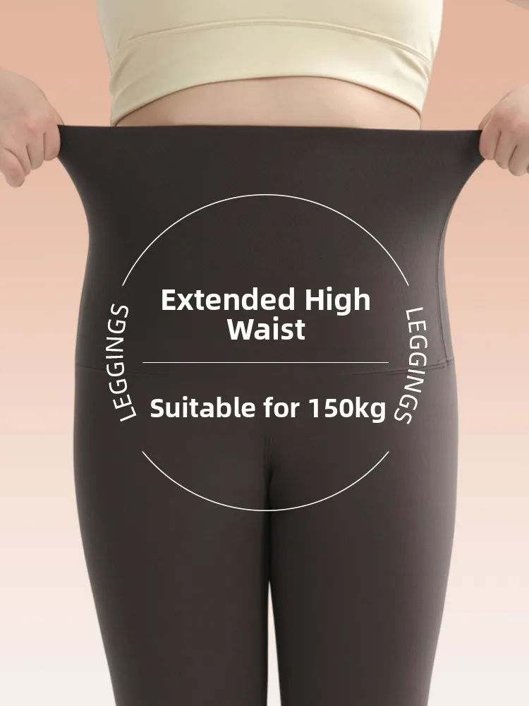 

Брюки для йоги с высокой талией на подкладке, утягивающие обтягивающие брюки с высокой посадкой, утягивающие брюки для женщин больших размеров, осеннее новое поступление