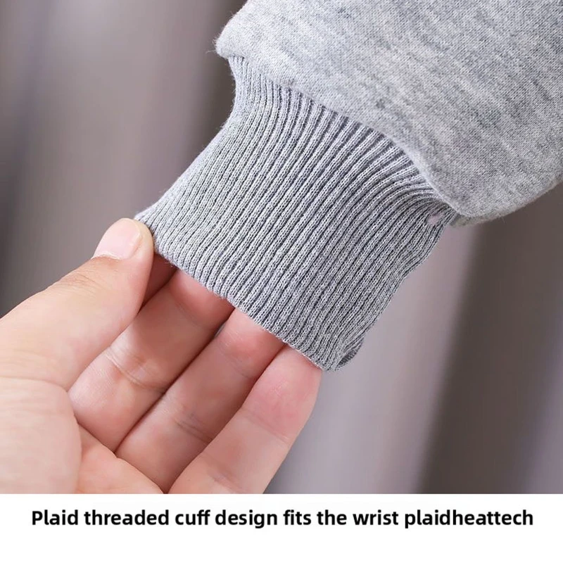 K-POP الكرتون المطبوعة الفتيات مجموعة ملابس عصرية ربيع الخريف الأطفال س الرقبة هوديس طويل بانت 2 قطعة مجموعة الاطفال بلوزة كاجوال مجموعة #5