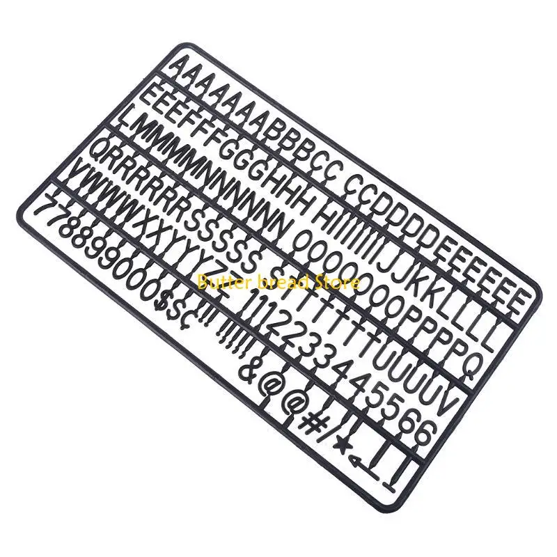 W89C Pre-Cut Letters Numbers & Symbols 3/4 Inch Letters and Numbers Office Supplies