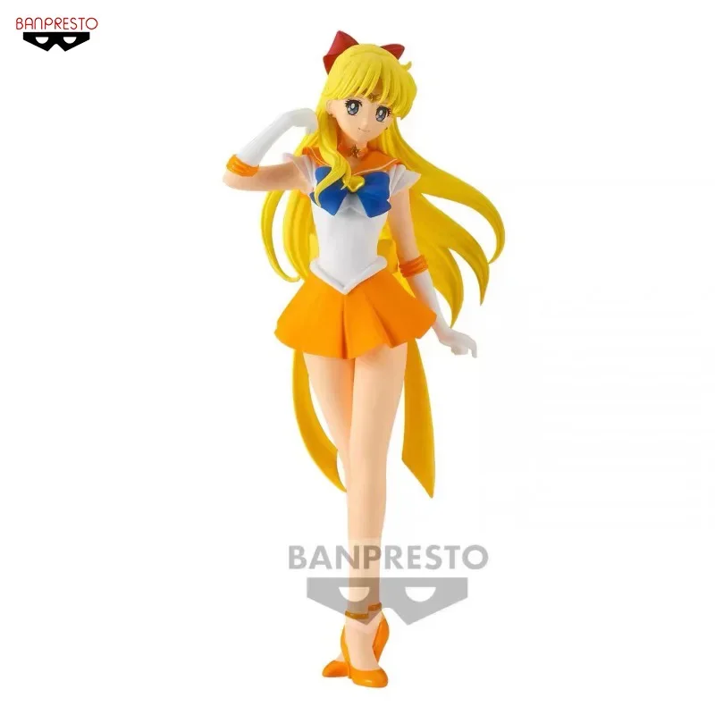 

In Stock Glasses Factory Sailor Moon Shining Charm Aino Minako Sailor Venus Scenery Figures Anime Characters Collectible Toys CE