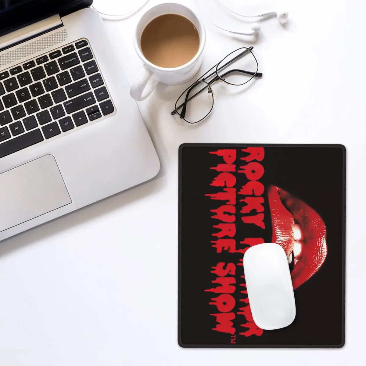 The Rocky Horror Picture Show Lips Logo Mouse Pad Gamer PC Laptop Mats Keyboard Computer Gaming Office Accessories Desk Mat