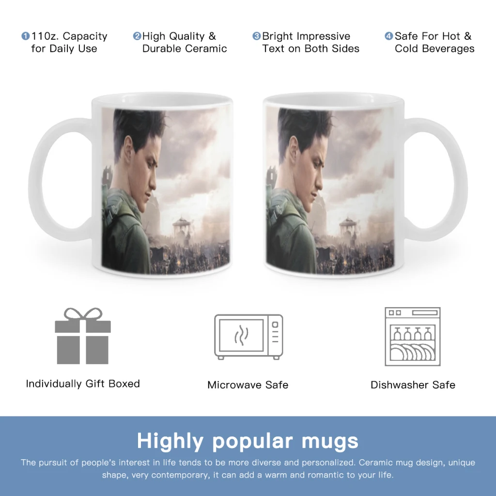 

Custom James McAvoy Free shipping Ceramic Cup Coffee Oatmeal Breakfast Cup Creative Personality Mug