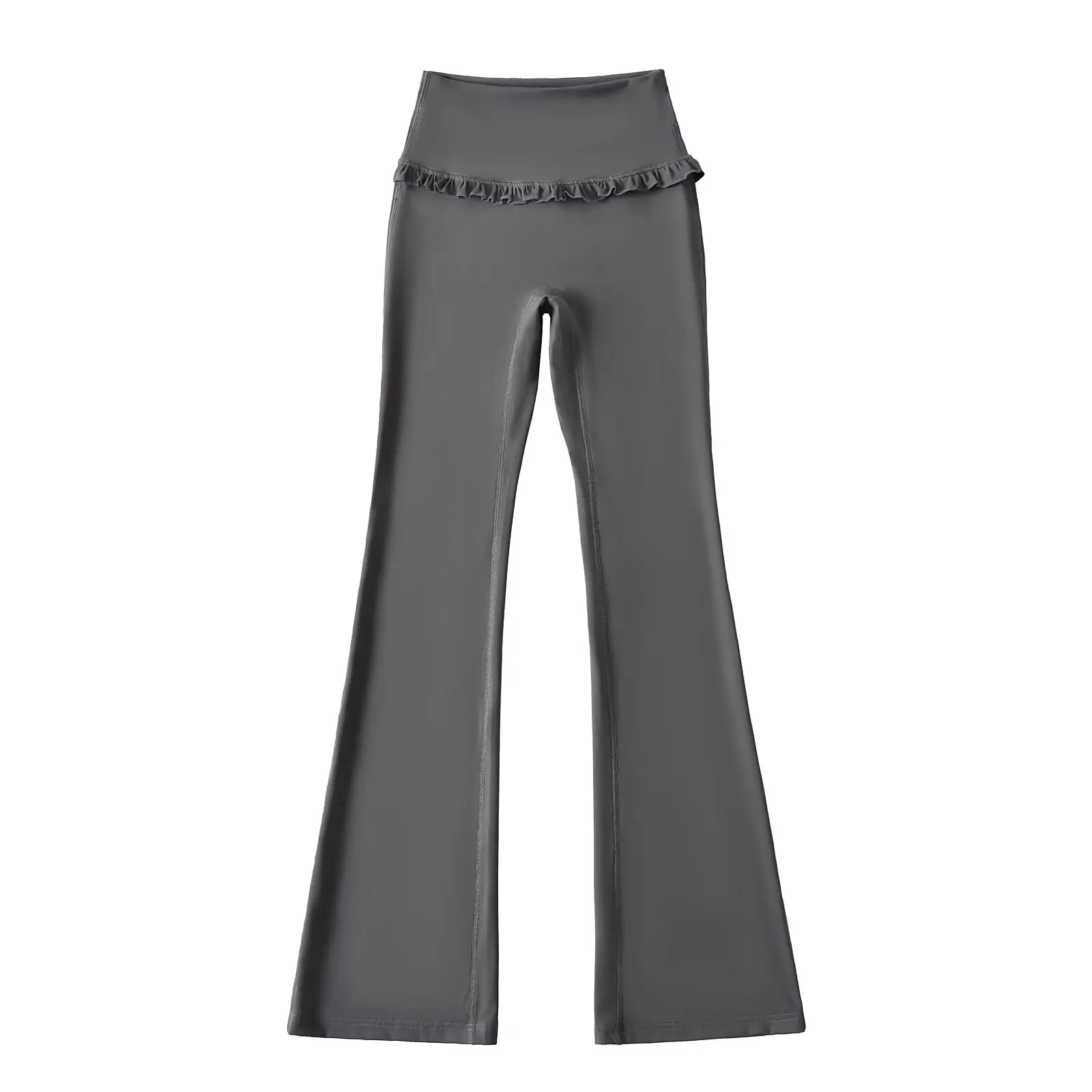 Yoga-Hose mit hoher Taille, dünne elastische Fitn-Hose für Damen, Street Sle, lockere Passform, lange Hose, Po-Lifting-Sensation