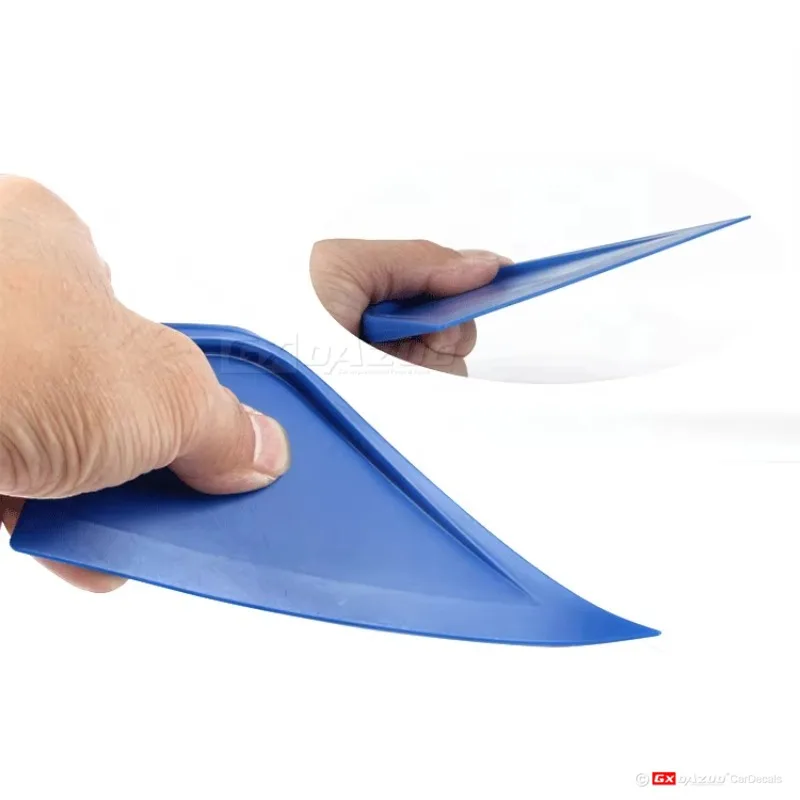 3 Stück/Set 16*6CM Spiegel-Vinyl-Fensterfolien-Schaber Permanentes Werkzeugset für Autos