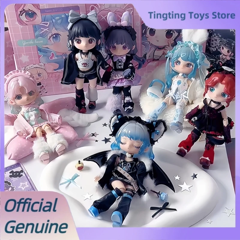 

Подлинная Liroro 2,5 Binary Sweetheart Series Bjd Blind Box Kawaii Фигурки Настольный орнамент Bjd Куклы Игрушки Mystery Box Подарок
