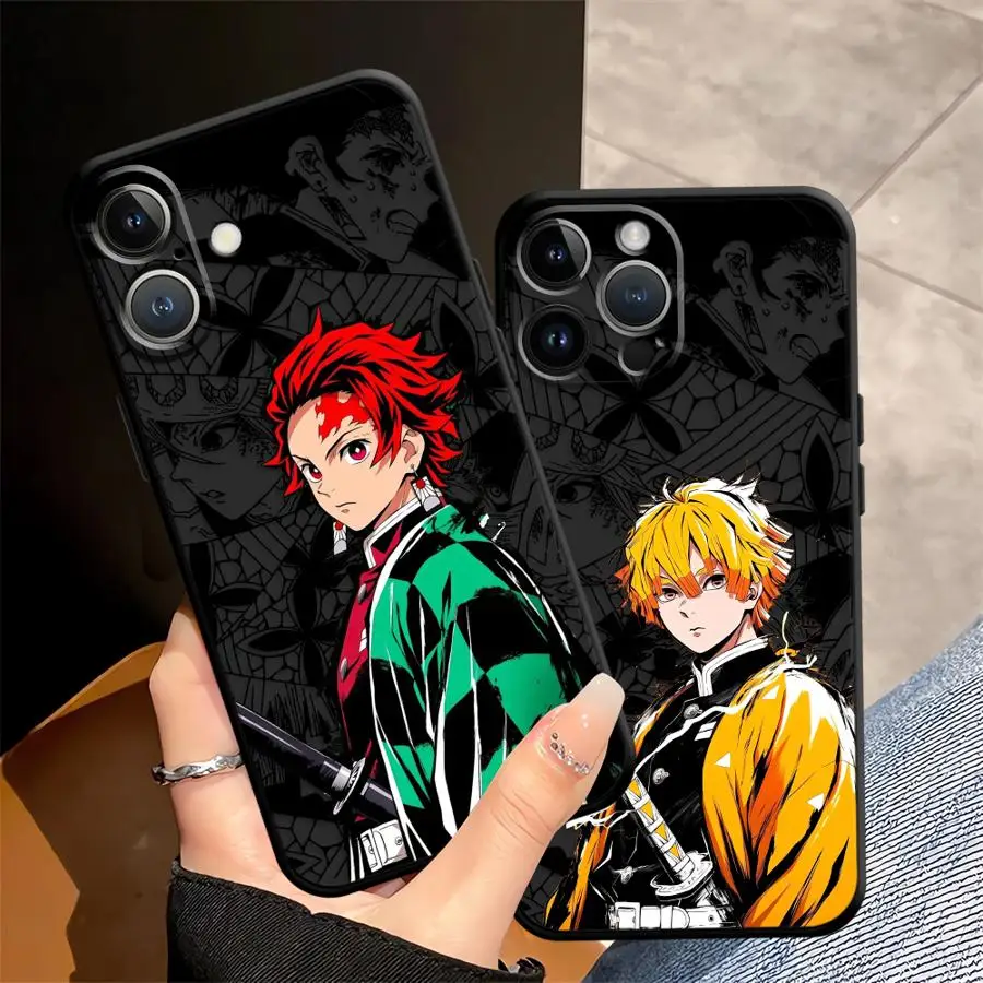 كول شيطان أنيمي القاتل لينة عودة غطاء الهاتف الحال بالنسبة آيفون 17Air 12 SE 7 8 13 Mini 14 17 16 Pro Max 15 Plus X XS XR 11 #1