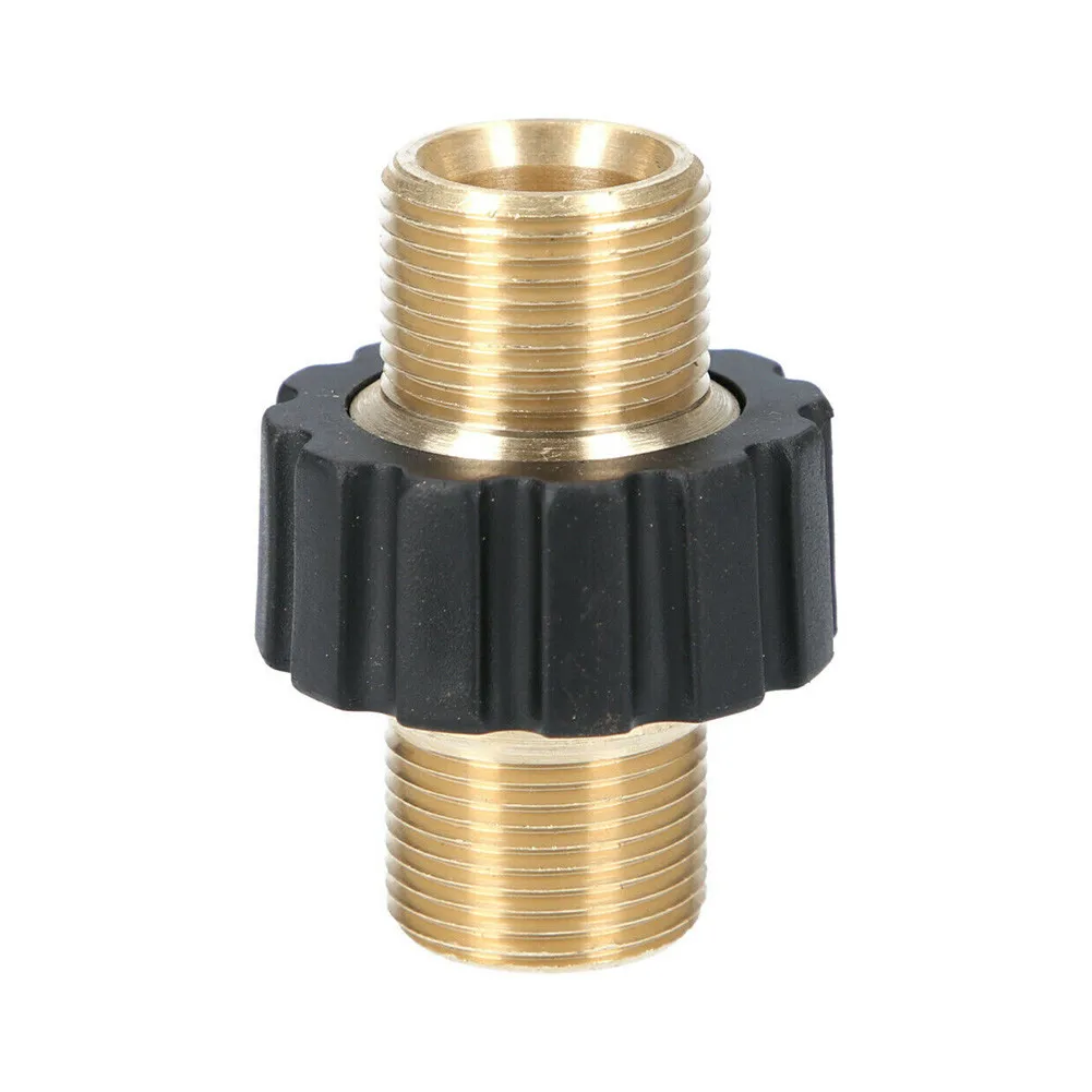 M22x1.5 Male Thread Hose Connector Fitting For Compatible Pressure Washer Accessories Male Coupling Adapter