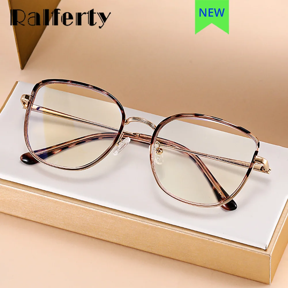 

Ralferty 2025 In Trend Eyeglass frames Women's Glasses Frames Female Luxury Designer Eyepieces No Grade Lens Glasses Transparent