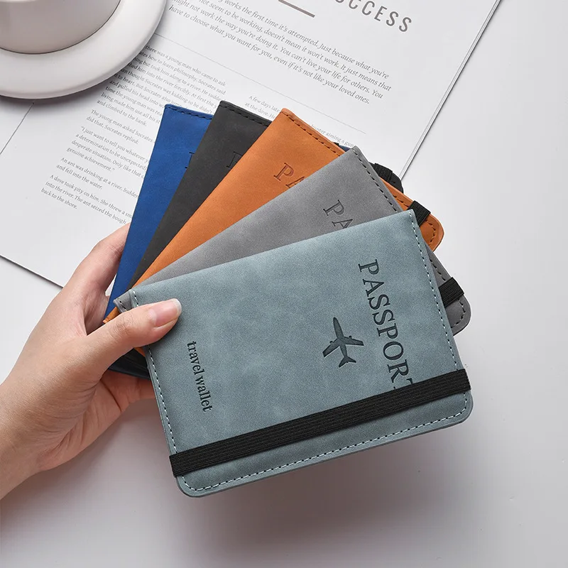 

Passport Case Vintage Leather Passports Holder Women Man ID Bank Credit Card Organizer Storage Case/Travel Accessories