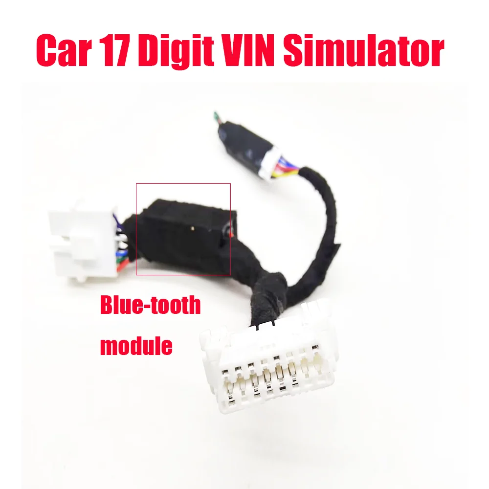 VIN Simulator Frame Number Modification OBD Module EOBD Emulator Car 17 Digit VIN Work with Launch Tablet or Android APP