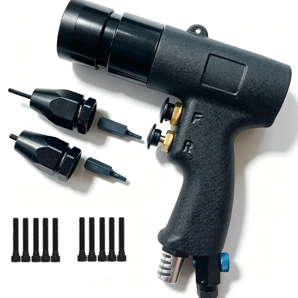 New M3-M12 Self-Lock Pneumatic Rivet Nut Gun Automatic Insert Thread Pull Setter Riveters For Aluminum And Iron Nuts