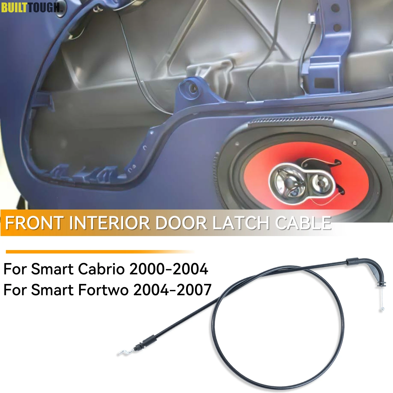 Auto-Innentürgriff-Entriegelungskabel für Smart Fortwo 450 Cabrio City-Coupe 1998–2007 Q 0001973 V005 Auto-Zubehörteile