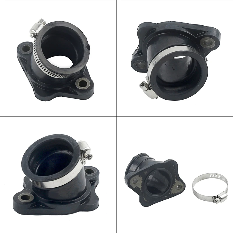 Universal Motorcycle Carburetor Intake Manifold Rubber Interface Adapter for PWK32 34 Motorcycle Accessories
