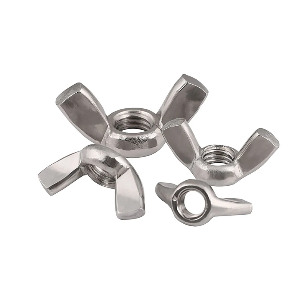 Wing Nuts DIN315 Stainless Steel SUS304 A2 SUS316 A4 UNC UNF BSW Thread 8#-1/2 Inch M3 M4 M5 M6 M8 M10 M12 M16