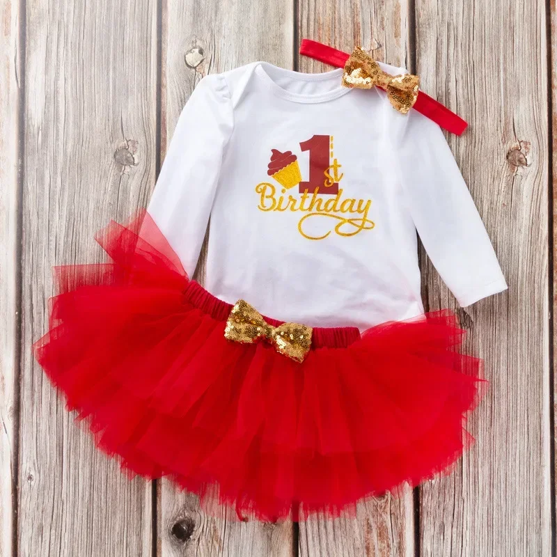 Baby Girl Clothes Sweet Dresses Set Toddler Kids Clothes Newborn 1st Birthday Outfits Little Princess Dress Set for Baby Girl