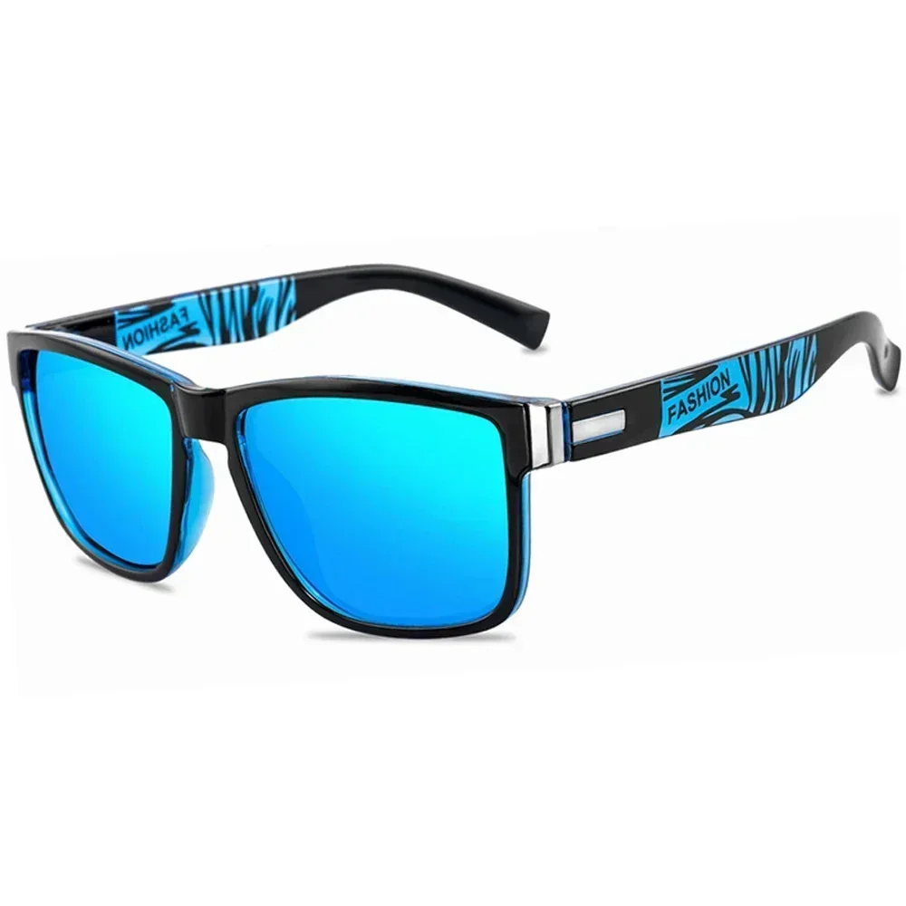 Photochromic Sunglasses For Women And Men With Square Frame Retro Pattern UV400 Protection