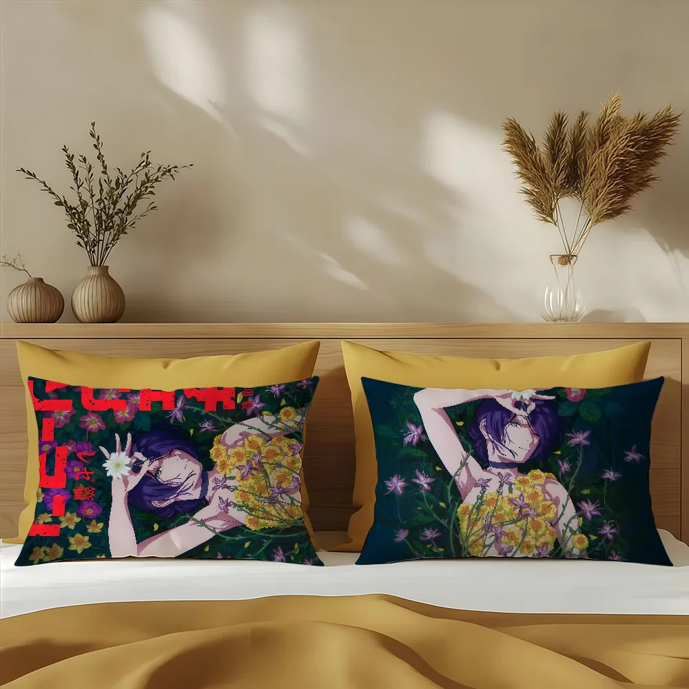 Chainsaw Man Anime Reze Arc cushion cover Sofa living Room Office Rectangle Pillow Home Coffee Shop Bedding Hit product
