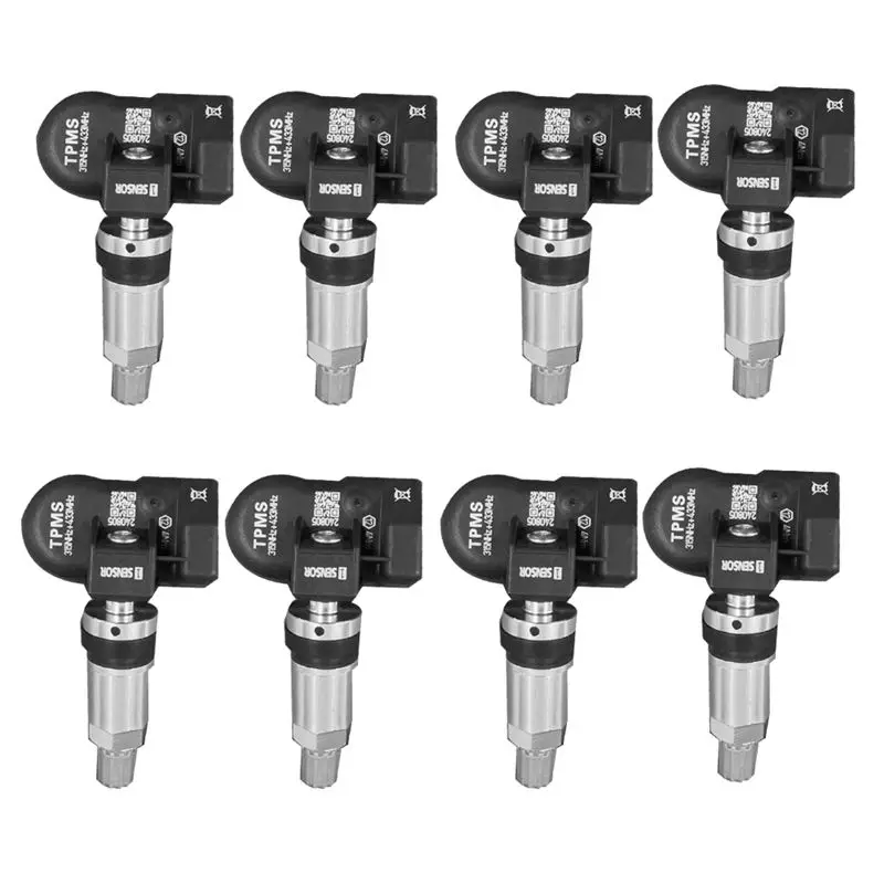 

AB59-8Pcs Programmable TPMS MX Sensor 315MHZ+433Mhz 2-In-1 Tire Pressure Sensor Monitor For Autel Tool TS408 TS508 ITS600