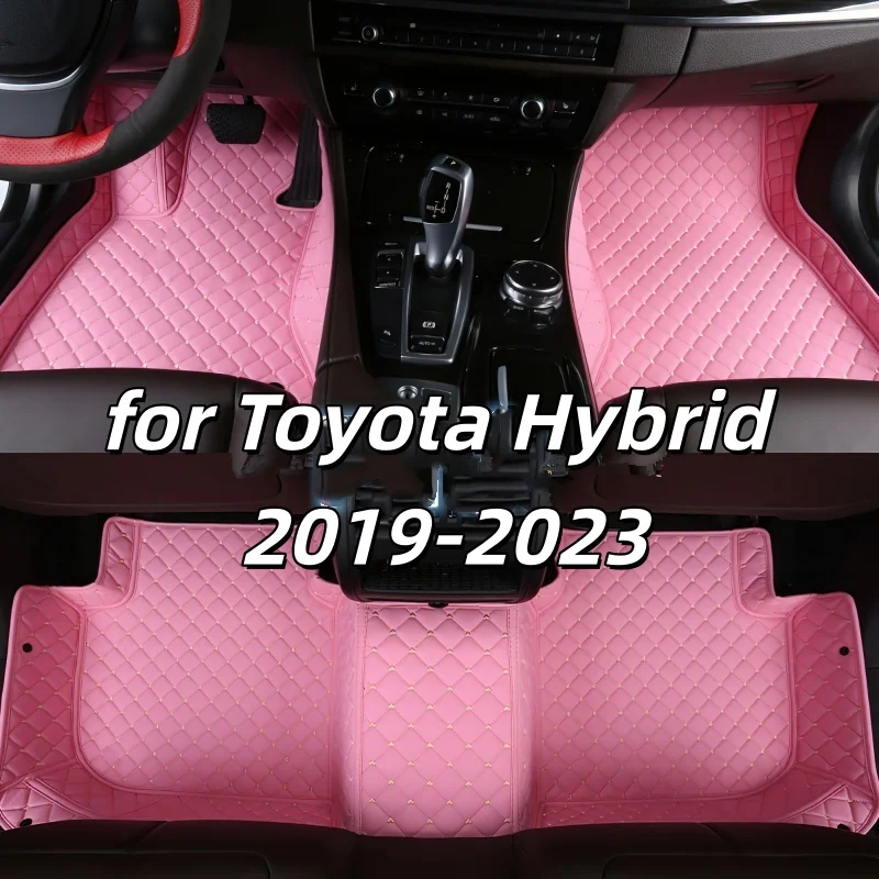Floor Mats for Toyota Hybrid 2019 2020 2021 2022-2023 Custom Fit Waterproof Automotive Car Accessories interior