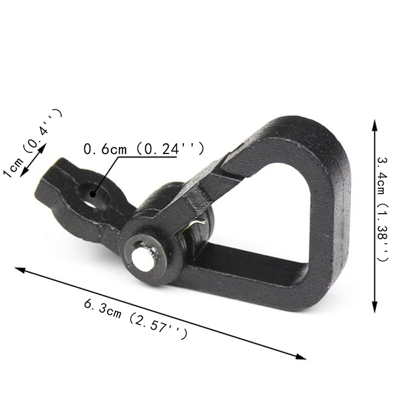 1PC Universal Motorcycle Motorbike Bike Helmet Spring Lock Hanger Hook - Durable Bike Accessory for Secure Storage