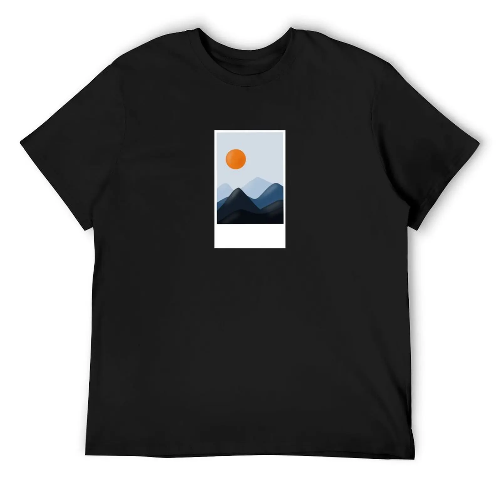 

Minimalist Mountain Scene T-Shirt graphic t shirts graphics graphic tee shirt heavyweight t shirts for men