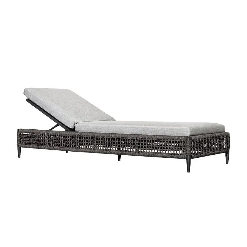 

Outdoor Lounger Villa Courtyard Waterproof Sunscreen Resort Hotel Outdoor Rattan Pool Lounger