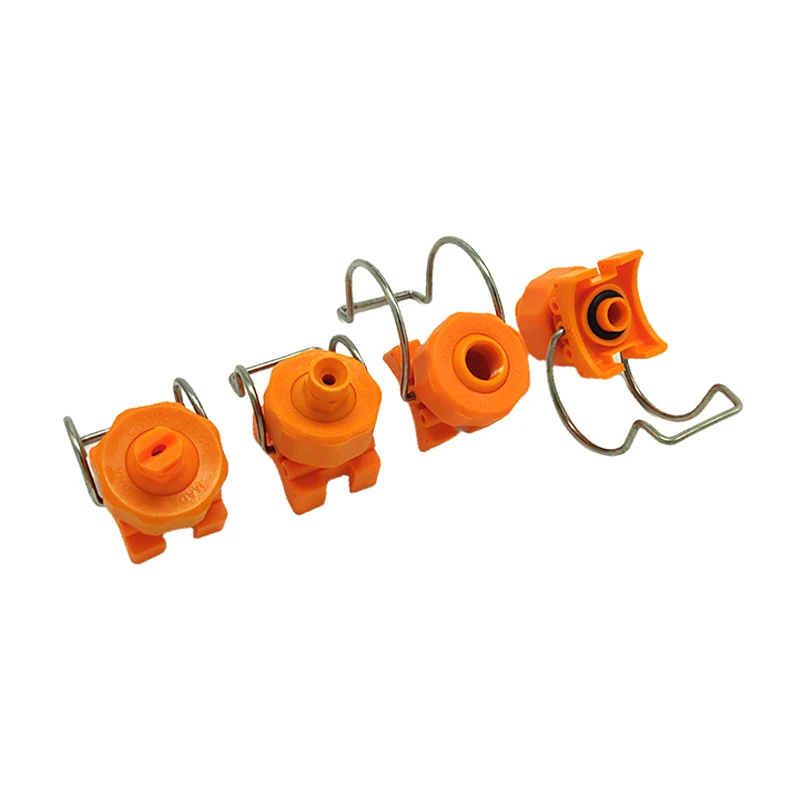 

4Pcs Adjustable Ball Single Clip Eyelet Nozzle Adjustable Ball Flat Fan Spray Nozzle Clip Eyelet Full Cone Spray Nozzle