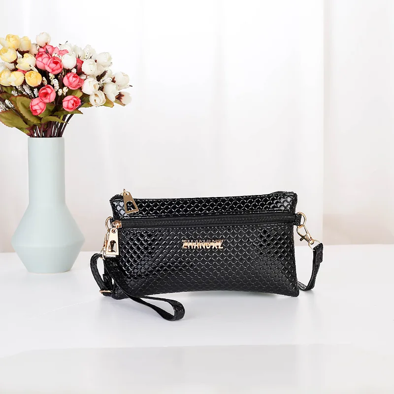 R012 Women's Bag with One Shoulder Diagonal Multi-layer Bag Handbag Small Bag PU Leather Hand Bag Ladies Designer Purse Bag