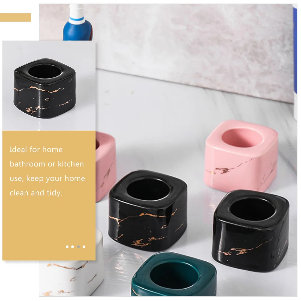 

Ceramic Electric Toothbrush Stands Practical Bathroom Storage Holders Toothbrush Rack Bathroom Tooth Set Holder